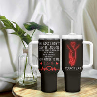 Personalized Love Gifts Tumbler With Handle Custome Name Love Reminder Anniversary Wedding Romantic Gifts