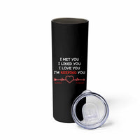 Personalized Love Gifts Skinny Tumbler Custome Name Forever Love Commitment Message
