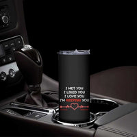Personalized Love Gifts Skinny Tumbler Custome Name Forever Love Commitment Message