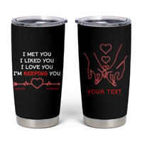Personalized Love Gifts Tumbler Cup Custome Name Forever Love Commitment Message