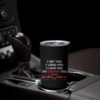 Personalized Love Gifts Tumbler Cup Custome Name Forever Love Commitment Message