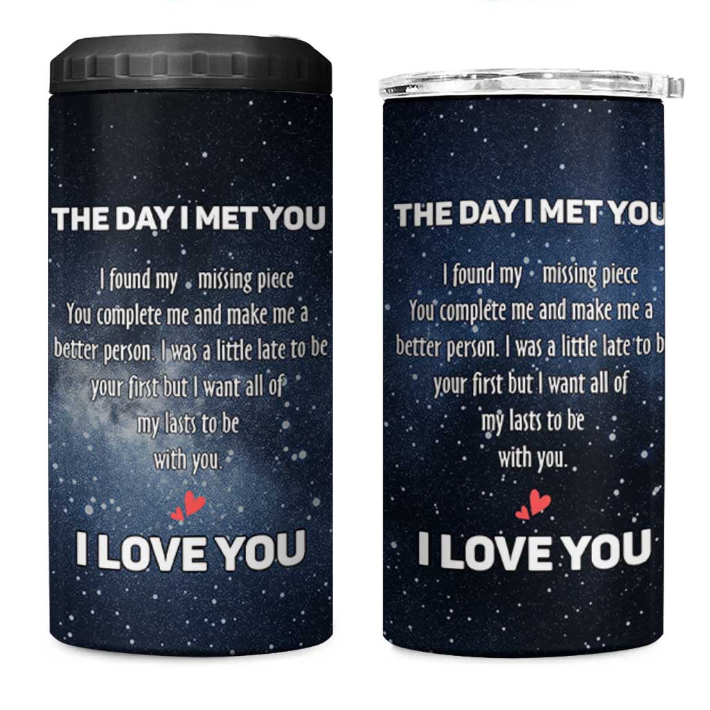 Anniversary Gift for Him Her 4 in 1 Can Cooler Tumbler Love Reminder Anniversary Wedding Romantic Gifts