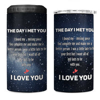 Anniversary Gift for Him Her 4 in 1 Can Cooler Tumbler Love Reminder Anniversary Wedding Romantic Gifts
