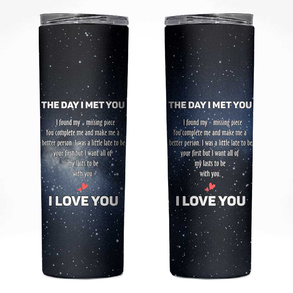 Anniversary Gift for Him Her Skinny Tumbler Love Reminder Anniversary Wedding Romantic Gifts