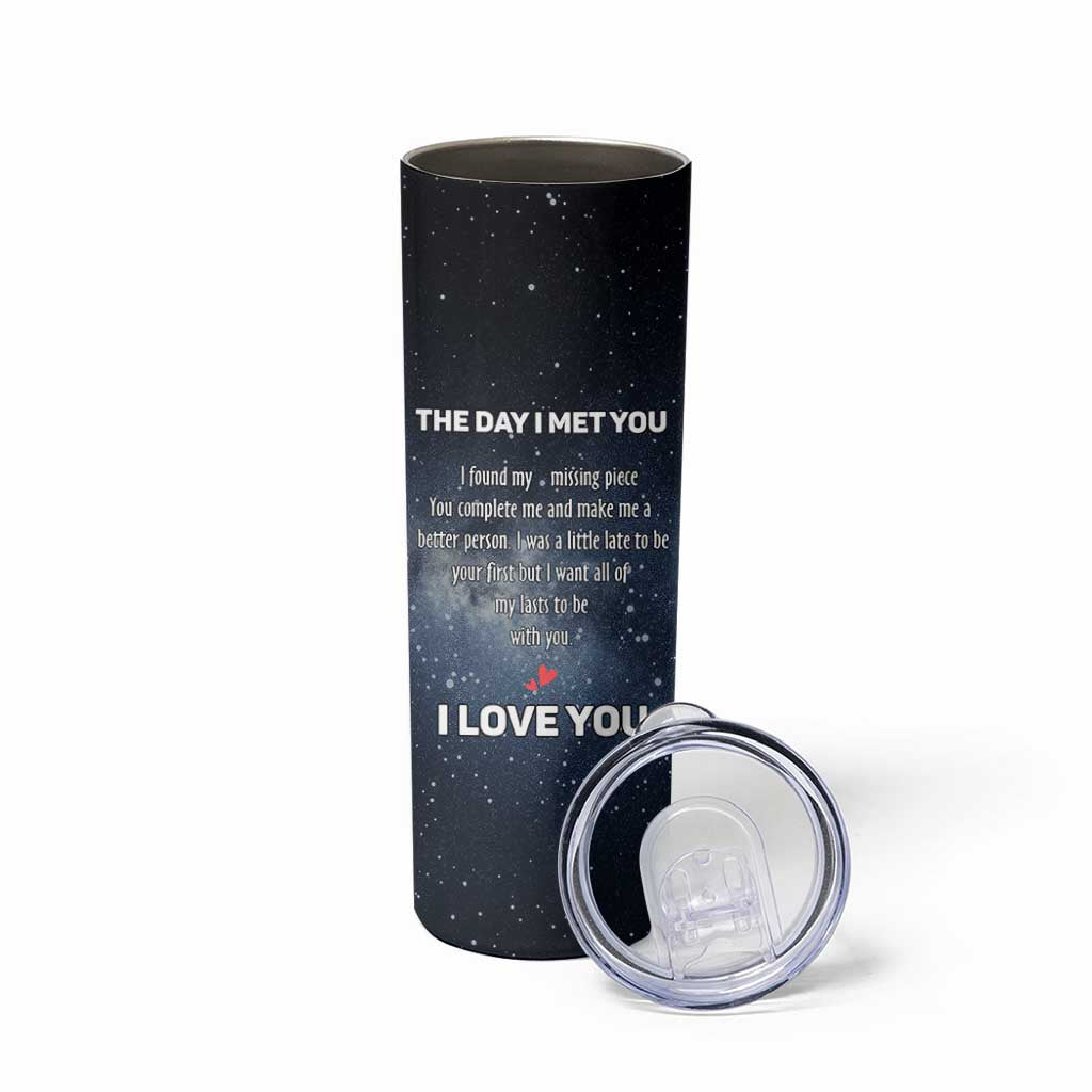 Anniversary Gift for Him Her Skinny Tumbler Love Reminder Anniversary Wedding Romantic Gifts