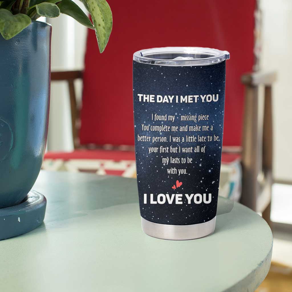 Anniversary Gift for Him Her Tumbler Cup Love Reminder Anniversary Wedding Romantic Gifts