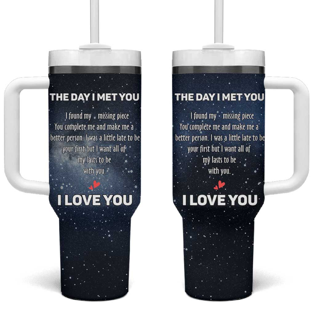 Anniversary Gift for Him Her Tumbler With Handle Love Reminder Anniversary Wedding Romantic Gifts