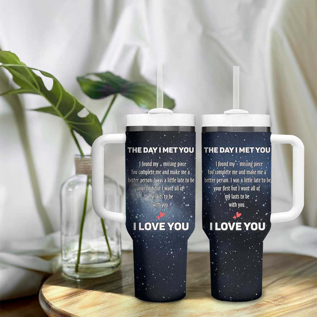Anniversary Gift for Him Her Tumbler With Handle Love Reminder Anniversary Wedding Romantic Gifts