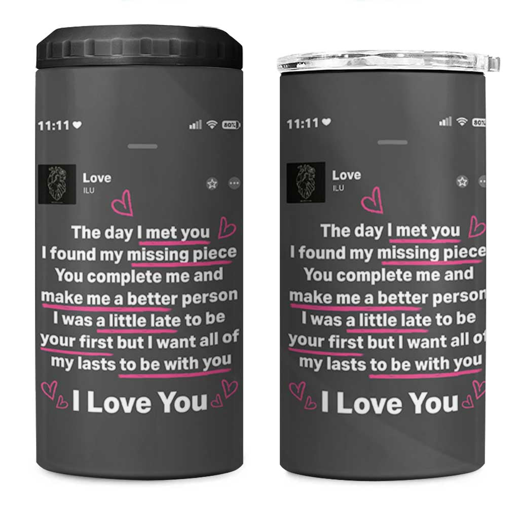 Anniversary Gifts 4 in 1 Can Cooler Tumbler Wedding Valentines Day Gifts For Her Wife