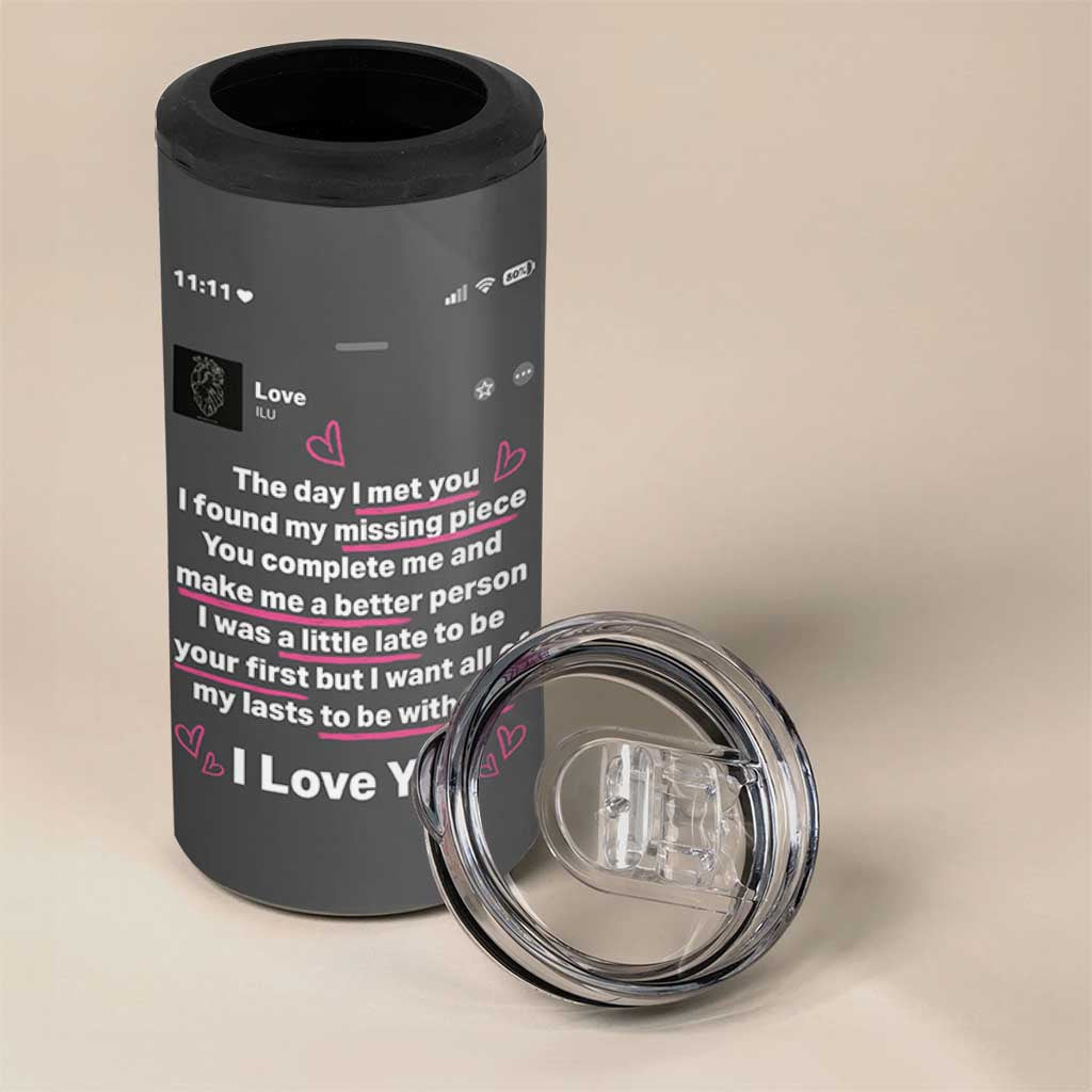 Anniversary Gifts 4 in 1 Can Cooler Tumbler Wedding Valentines Day Gifts For Her Wife