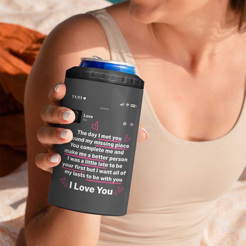 Anniversary Gifts 4 in 1 Can Cooler Tumbler Wedding Valentines Day Gifts For Her Wife