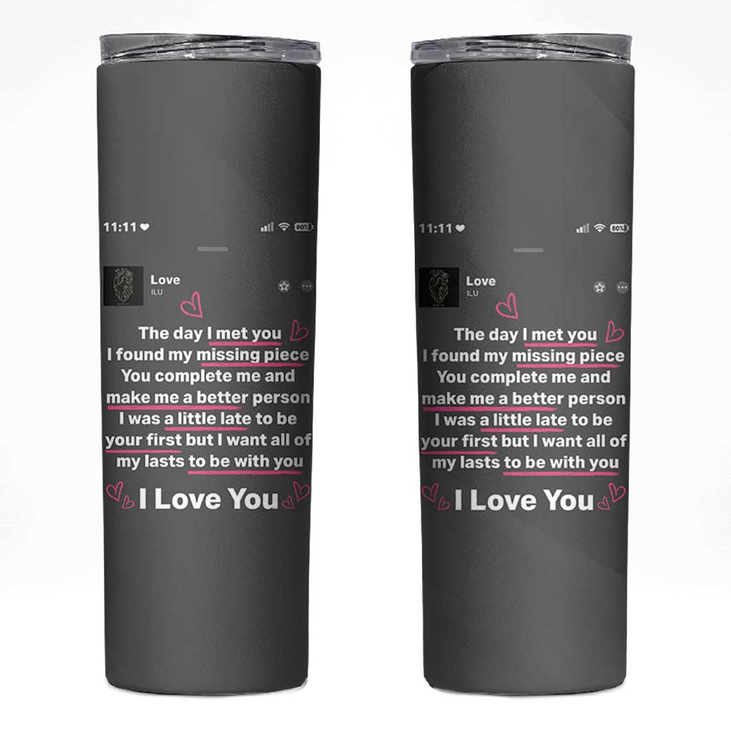 Anniversary Gifts Skinny Tumbler Wedding Valentines Day Gifts For Her Wife