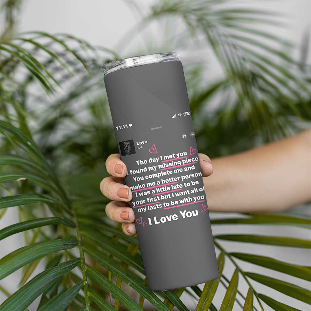 Anniversary Gifts Skinny Tumbler Wedding Valentines Day Gifts For Her Wife