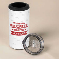 Valentines Gifts for Her 4 in 1 Can Cooler Tumbler You're My Favorite Cardio Workout TB10