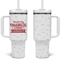 Valentines Gifts for Her Tumbler With Handle You're My Favorite Cardio Workout TB10