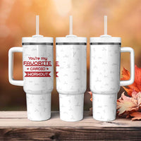 Valentines Gifts for Her Tumbler With Handle You're My Favorite Cardio Workout TB10