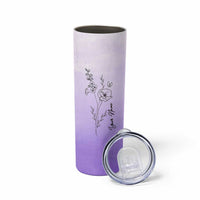Personalized Gifts for Women Skinny Tumbler Custom Name Wildflower Floral Mothers Day Gift