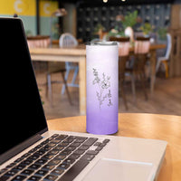 Personalized Gifts for Women Skinny Tumbler Custom Name Wildflower Floral Mothers Day Gift