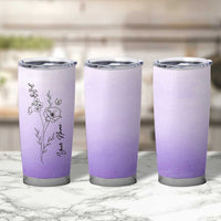 Personalized Gifts for Women Tumbler Cup Custom Name Wildflower Floral Mothers Day Gift