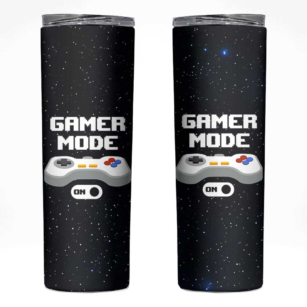 Gaming Gifts Skinny Tumbler Gamer Mode On Video Game