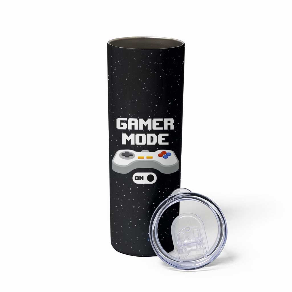 Gaming Gifts Skinny Tumbler Gamer Mode On Video Game