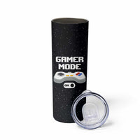 Gaming Gifts Skinny Tumbler Gamer Mode On Video Game