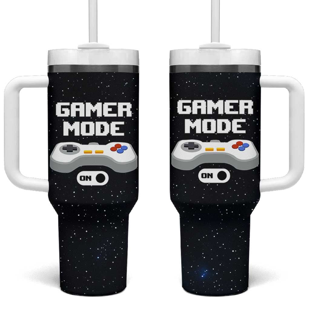 Gaming Gifts Tumbler With Handle Gamer Mode On Video Game