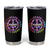 Harris 2024 Election Tumbler Cup Feminist Flower Peace Love Equality Hope Diversity American Flag - Wonder Print Shop