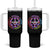 Harris 2024 Election Tumbler With Handle Feminist Flower Peace Love Equality Hope Diversity American Flag - Wonder Print Shop