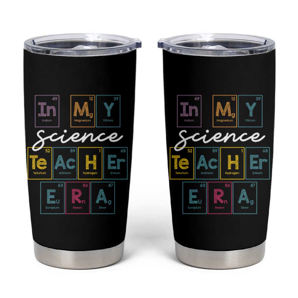 Scientist Teacher Tumbler Cup Periodic Table Element First Day of School - Wonder Print Shop