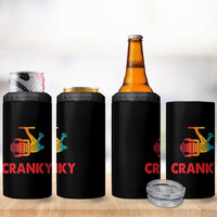 Crankbait Fishing Lure 4 in 1 Can Cooler Tumbler Cranky Funny Gift For Fisherman
