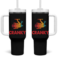 Crankbait Fishing Lure Tumbler With Handle Cranky Funny Gift For Fisherman