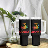 Crankbait Fishing Lure Tumbler With Handle Cranky Funny Gift For Fisherman
