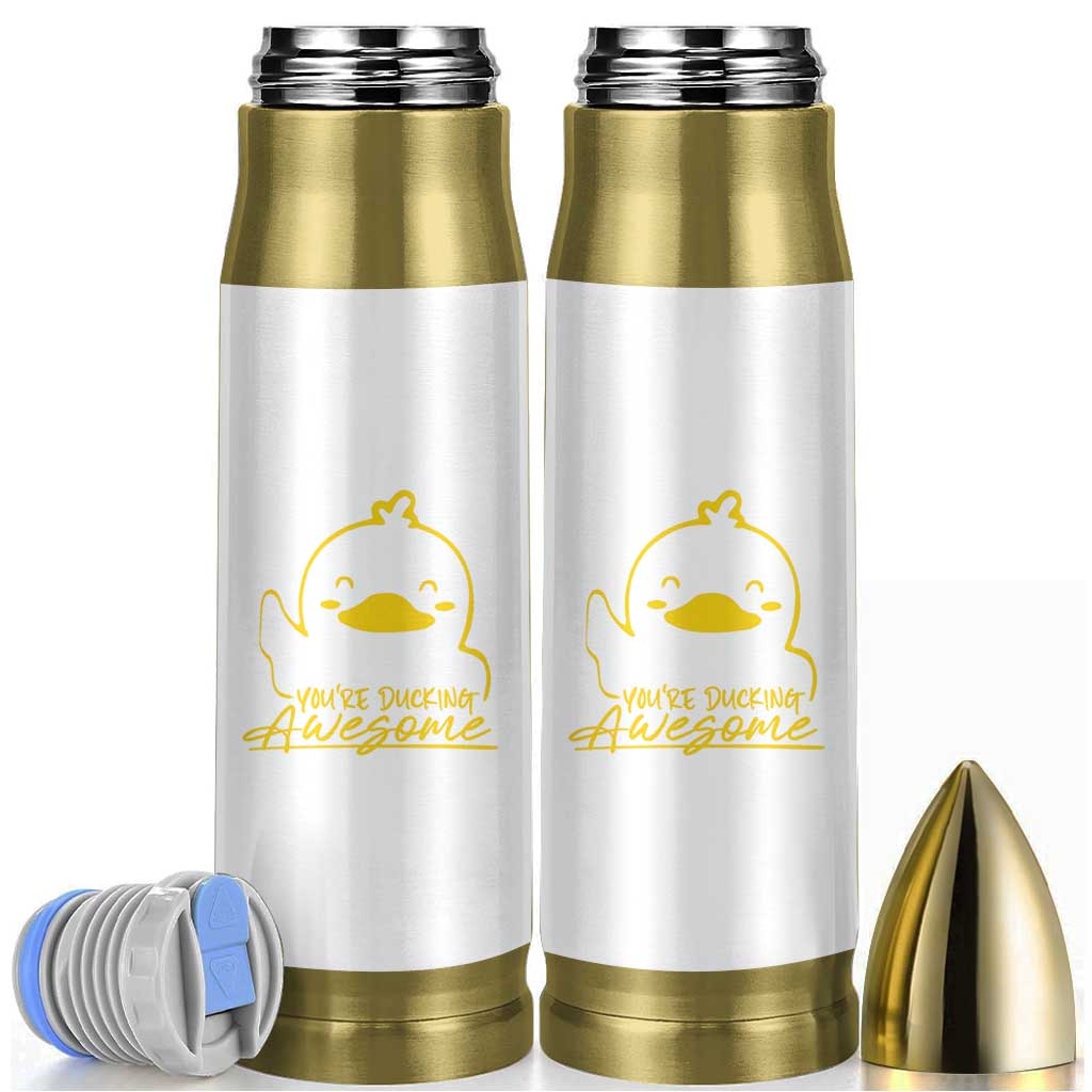 Thank You Gifts Bullet Tumbler Emotional Positive Support Funny Duck Positive Inspirational Gifts