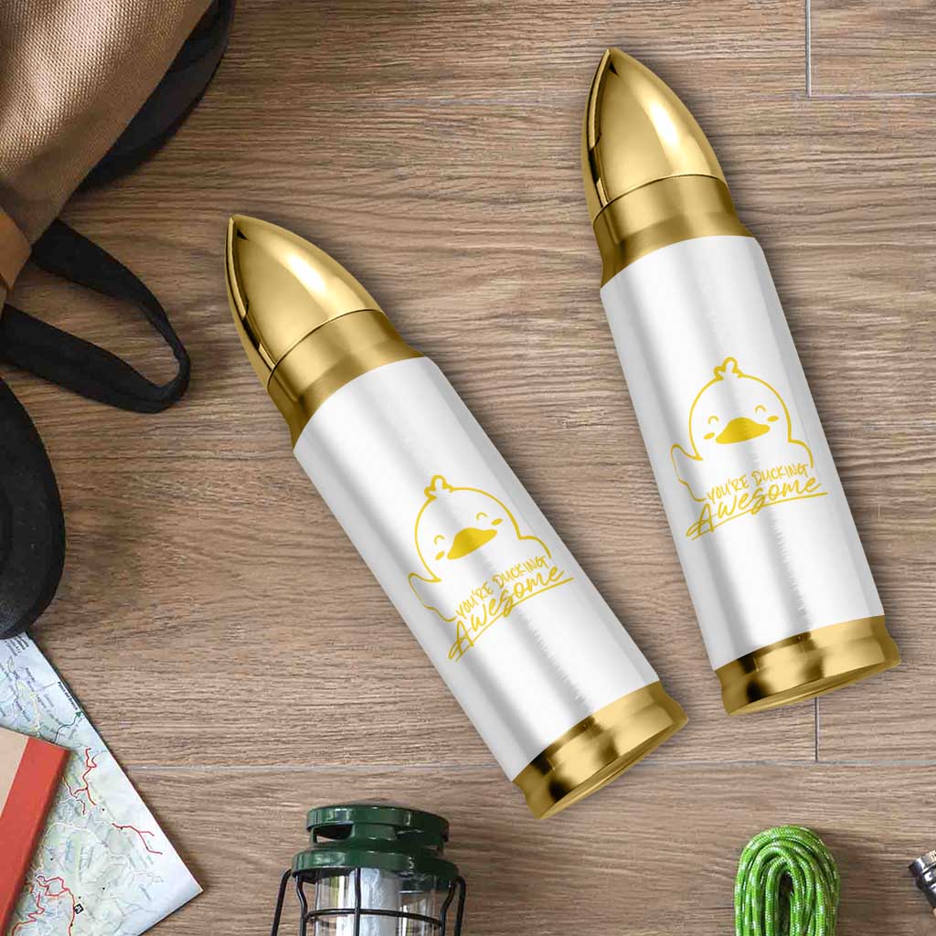 Thank You Gifts Bullet Tumbler Emotional Positive Support Funny Duck Positive Inspirational Gifts