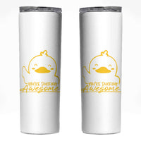Thank You Gifts Skinny Tumbler Emotional Positive Support Funny Duck Positive Inspirational Gifts