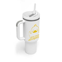 Thank You Gifts Tumbler With Handle Emotional Positive Support Funny Duck Positive Inspirational Gifts