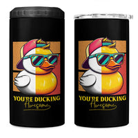 Inspirational Gifts 4 in 1 Can Cooler Tumbler Emotional Positive Support Funny Duck Positive Thank You Gifts