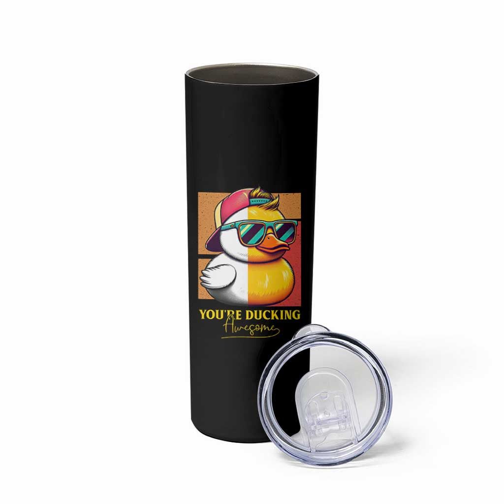 Inspirational Gifts Skinny Tumbler Emotional Positive Support Funny Duck Positive Thank You Gifts