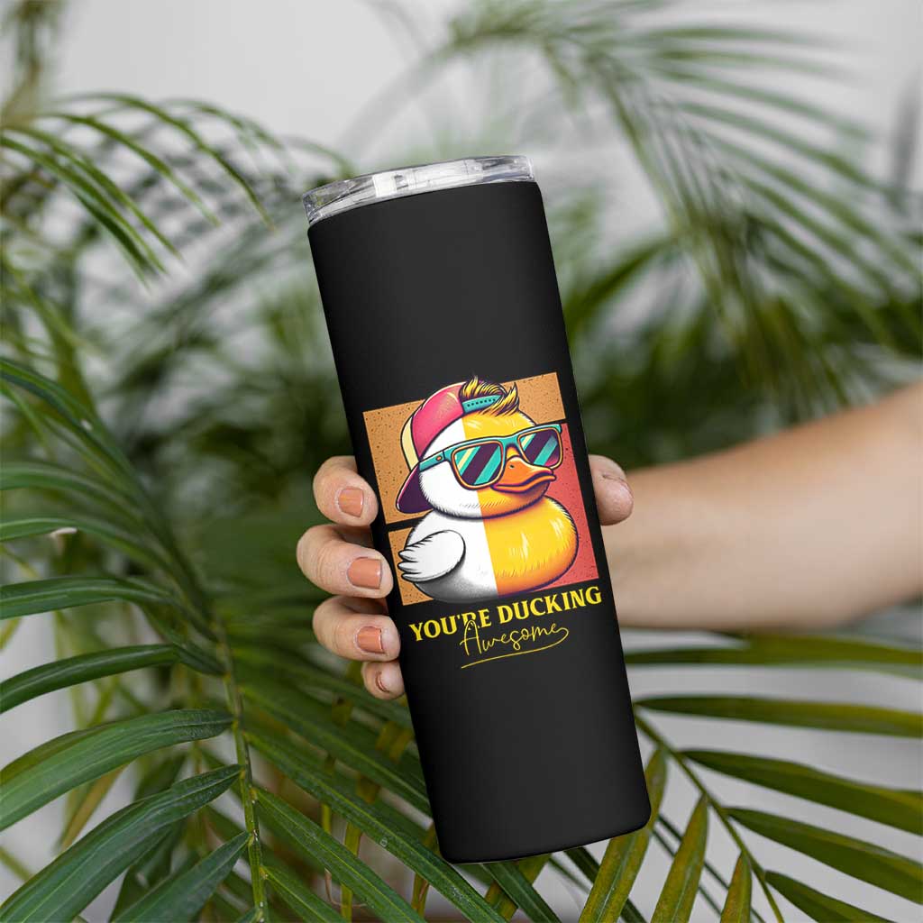 Inspirational Gifts Skinny Tumbler Emotional Positive Support Funny Duck Positive Thank You Gifts