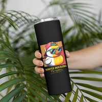 Inspirational Gifts Skinny Tumbler Emotional Positive Support Funny Duck Positive Thank You Gifts