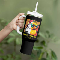 Inspirational Gifts Tumbler With Handle Emotional Positive Support Funny Duck Positive Thank You Gifts