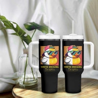 Inspirational Gifts Tumbler With Handle Emotional Positive Support Funny Duck Positive Thank You Gifts