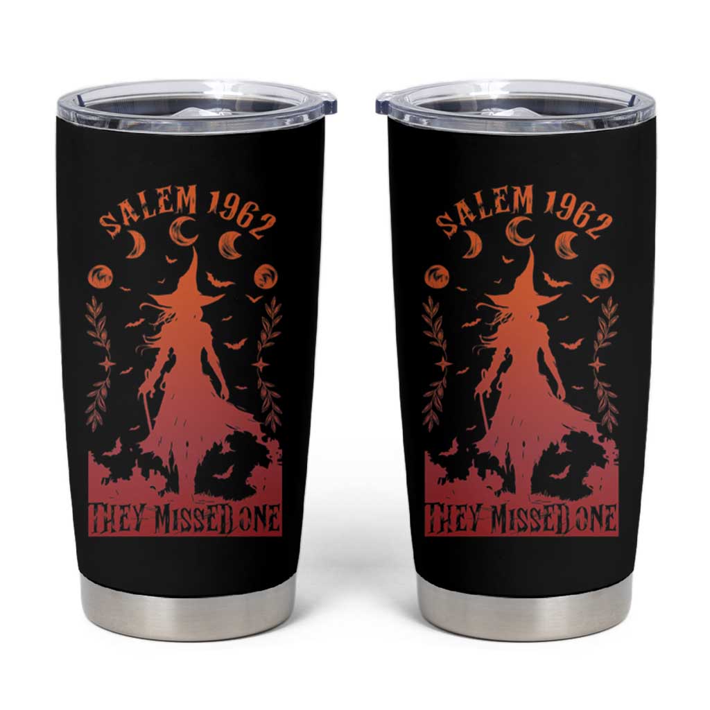 Halloween Witch Tumbler Cup Salem 1692 They Missed One - Wonder Print Shop