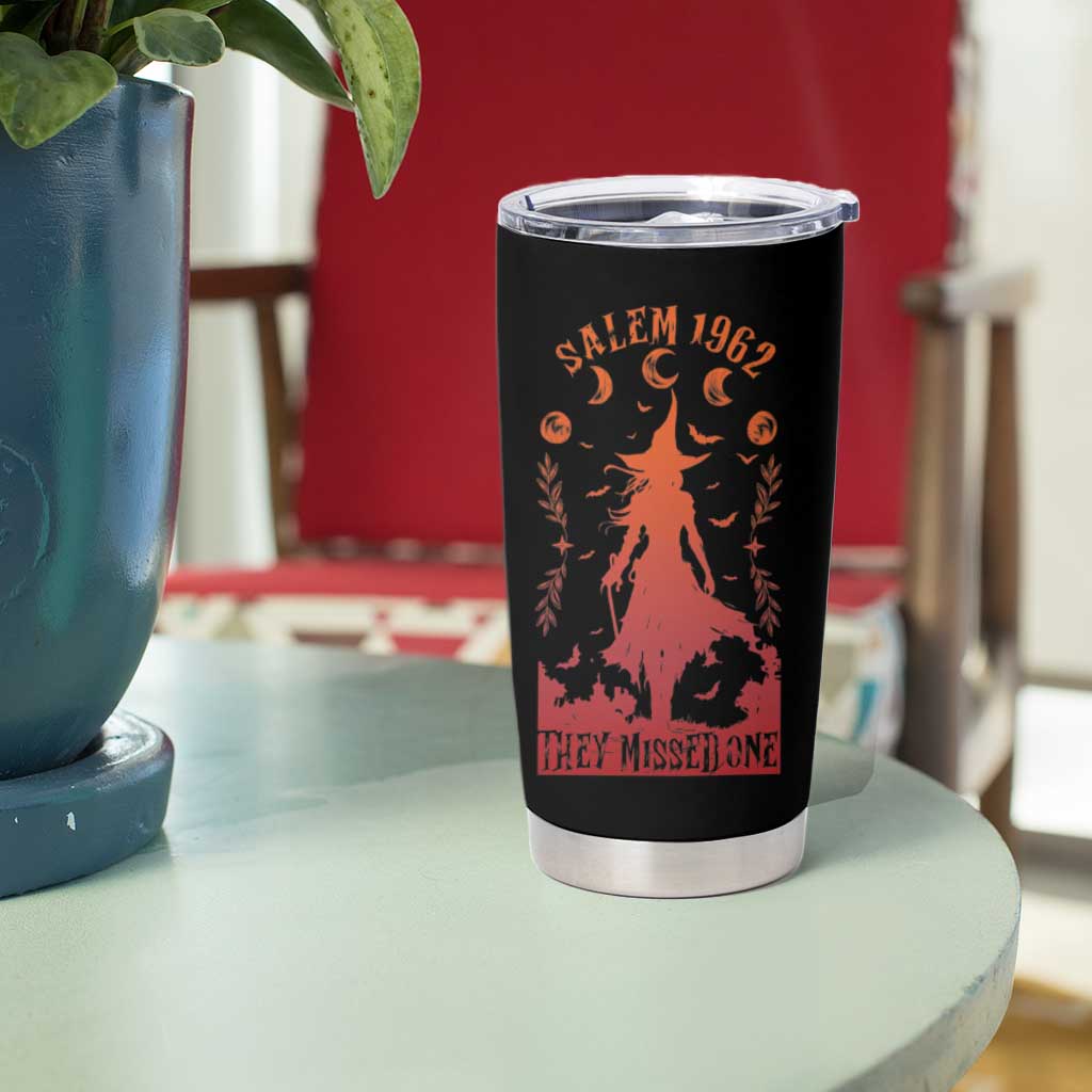 Halloween Witch Tumbler Cup Salem 1692 They Missed One - Wonder Print Shop