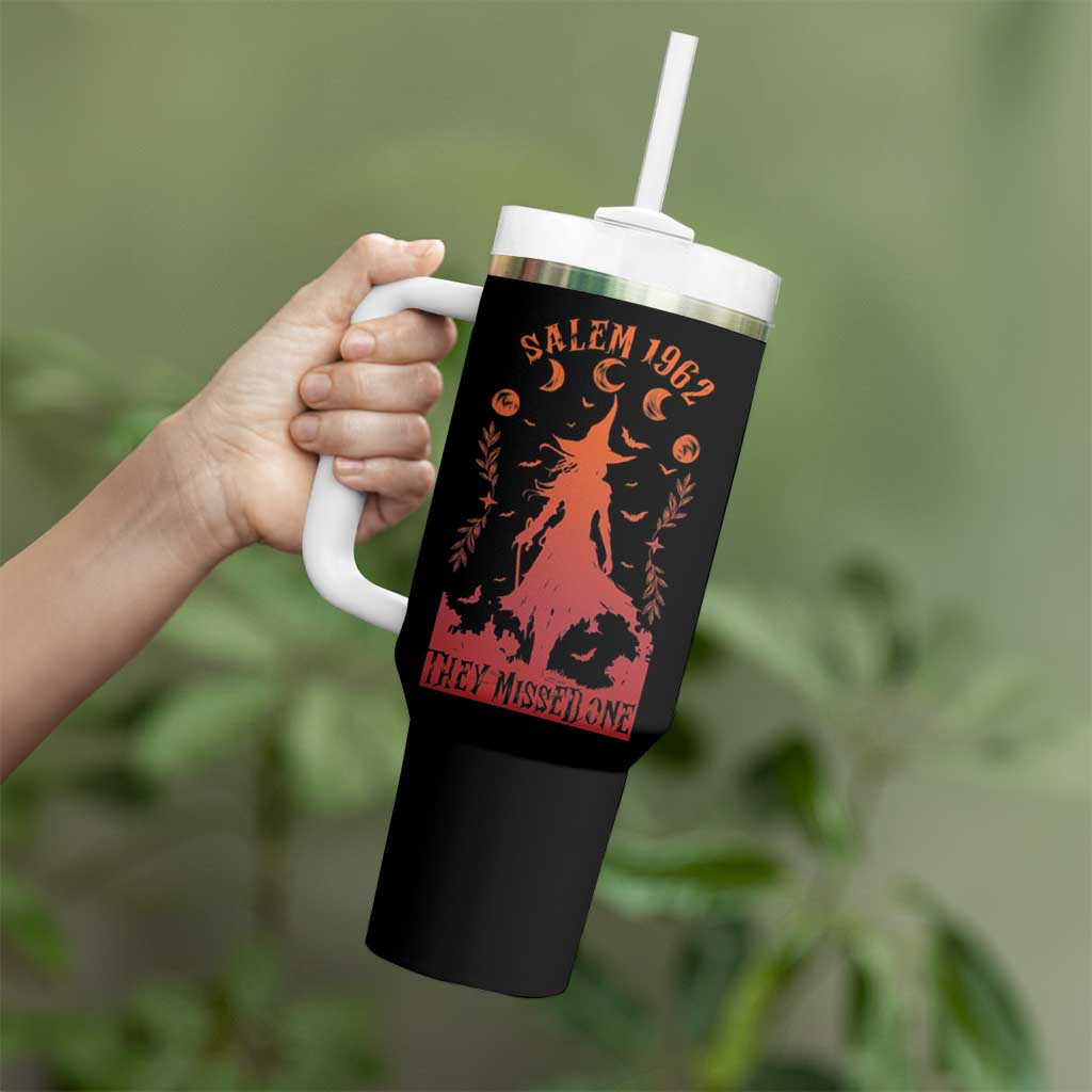 Halloween Witch Tumbler With Handle Salem 1692 They Missed One - Wonder Print Shop