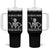 Funny Skeleton Skull Tumbler With Handle As Far As I Know I'm Delightful Halloween Party - Wonder Print Shop