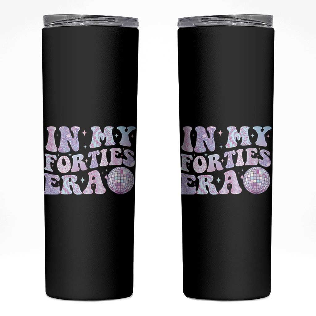 40th Birthday Gifts For Her Skinny Tumbler In My 40s Era 40 Years Old