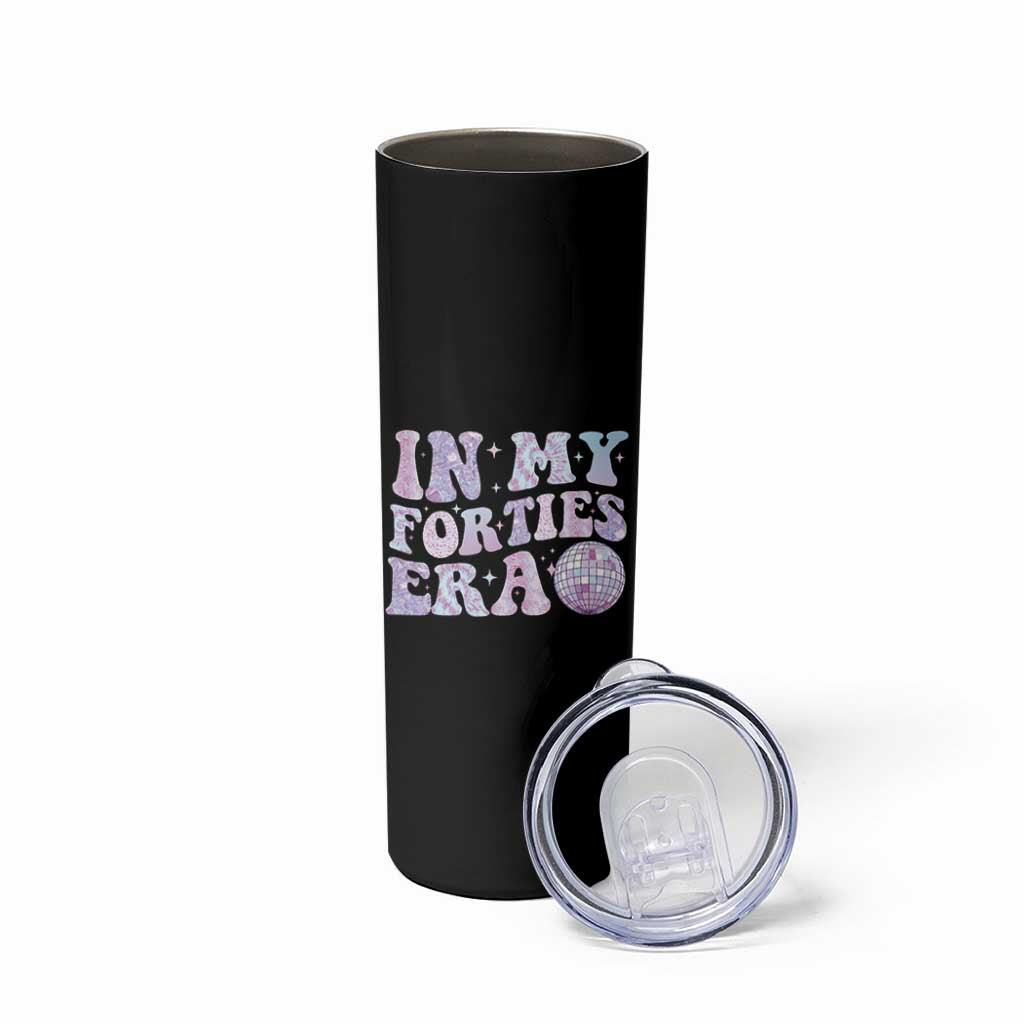 40th Birthday Gifts For Her Skinny Tumbler In My 40s Era 40 Years Old