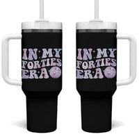40th Birthday Gifts For Her Tumbler With Handle In My 40s Era 40 Years Old